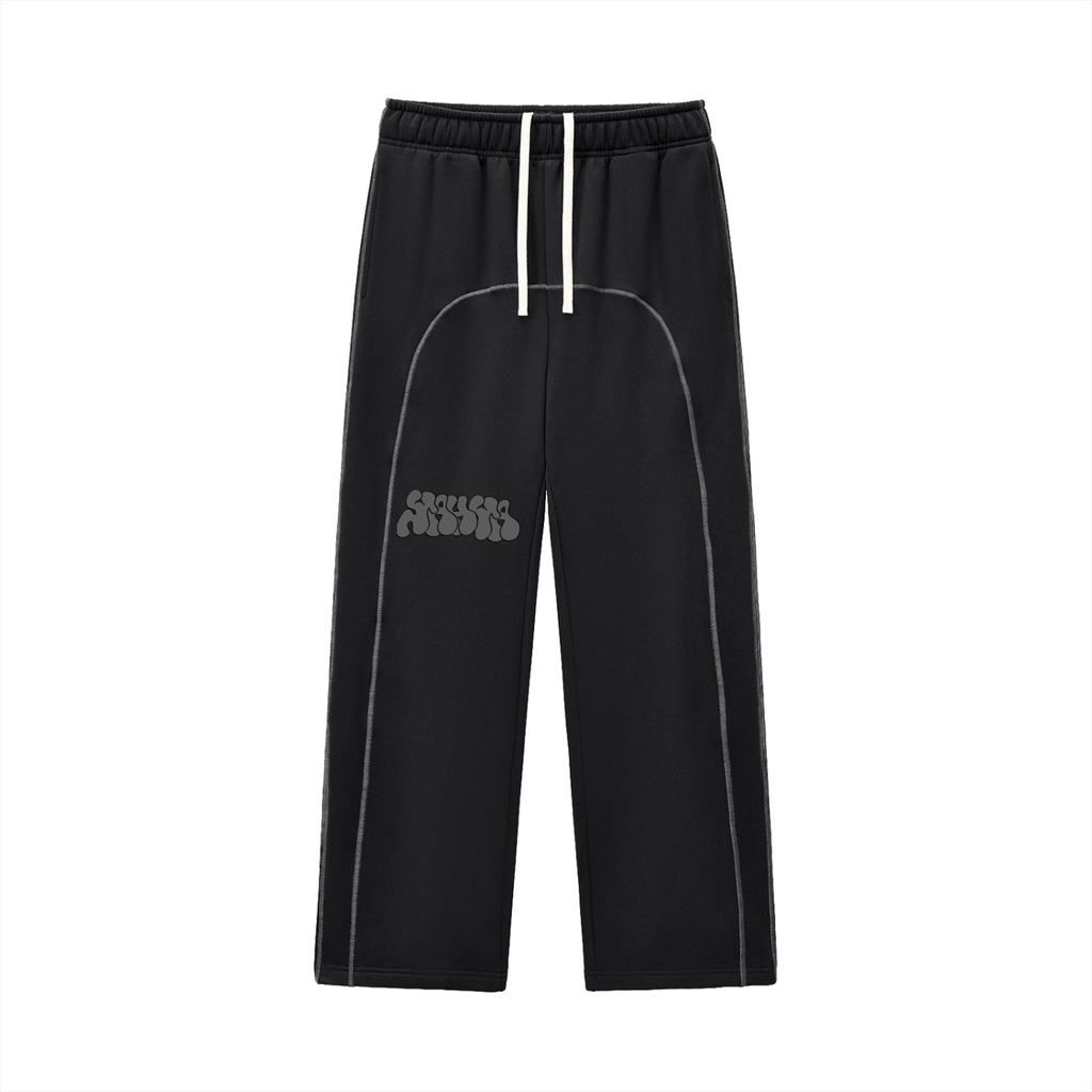 Yahya-Stitched Fleece Sweatpants