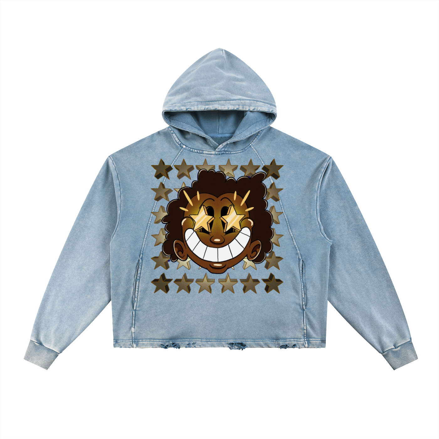 Yahya Frayed-Hem Hoodie