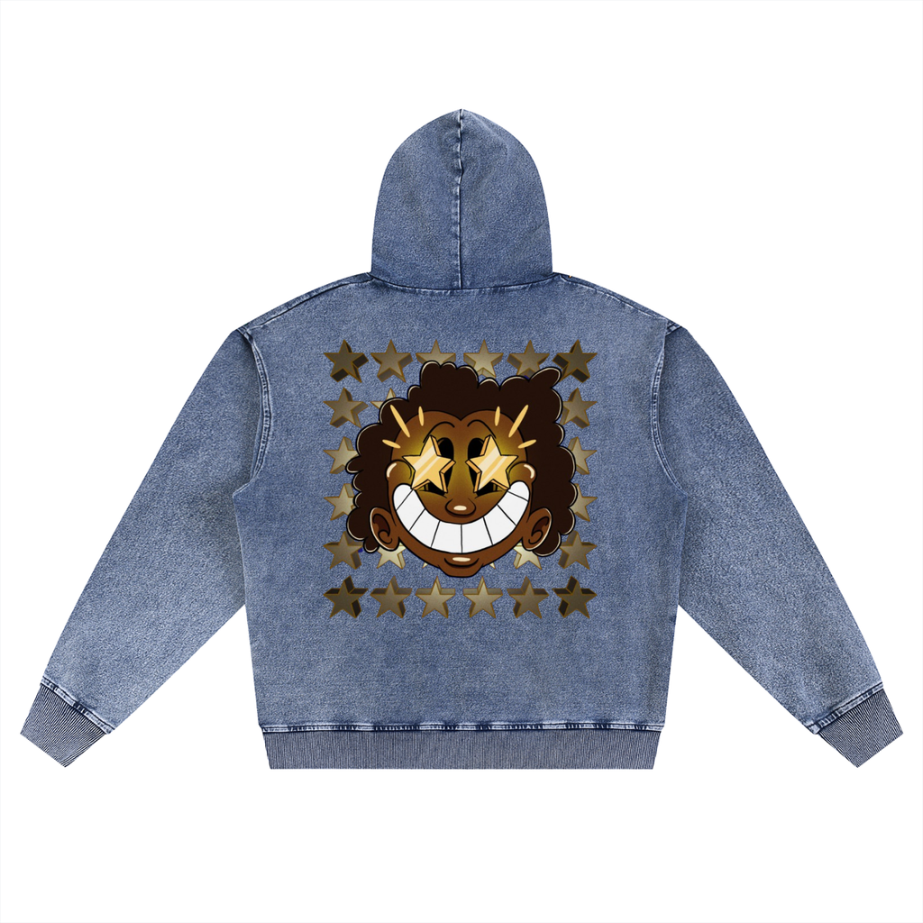 Yahya Oversized Zip-Up Hoodie