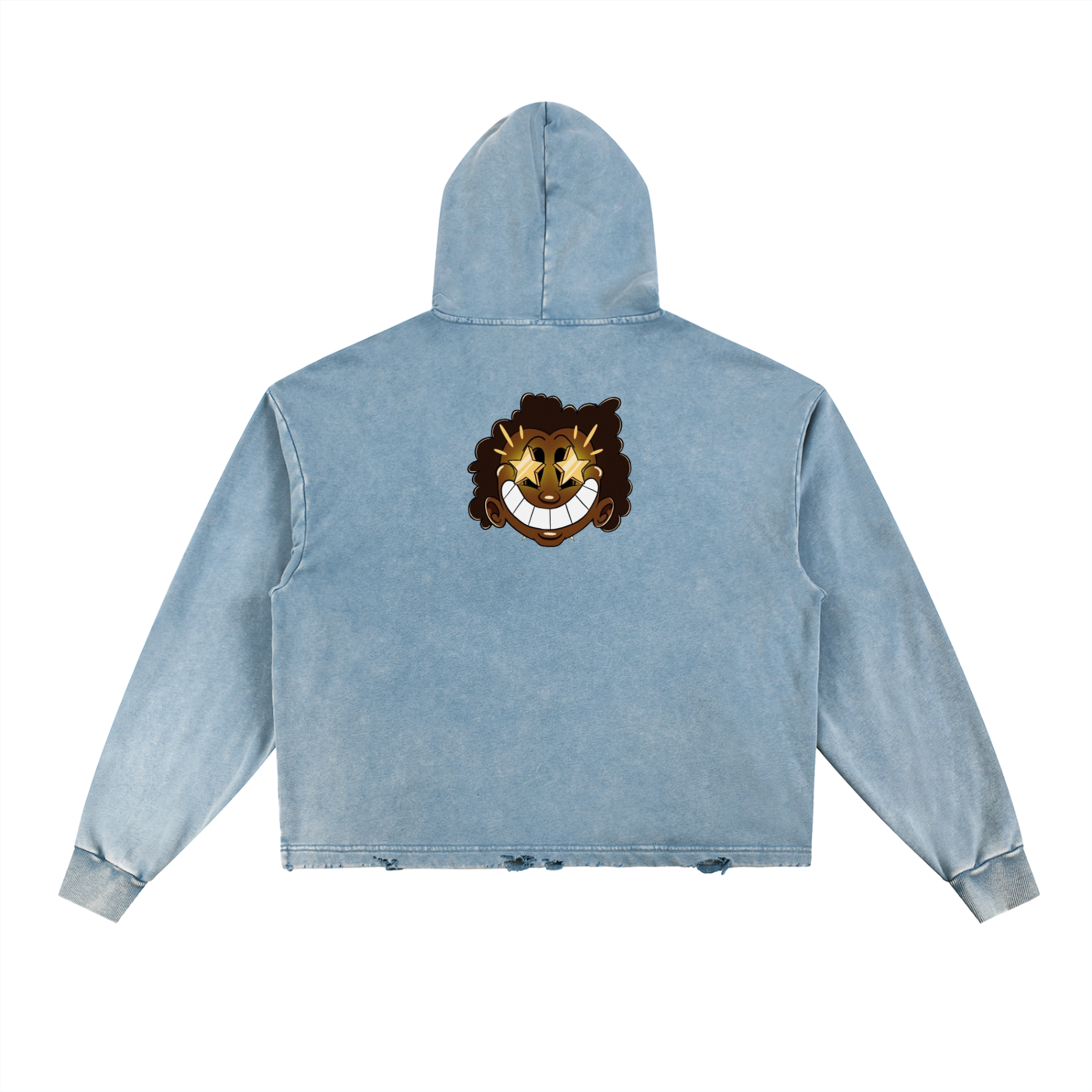 Yahya Frayed-Hem Hoodie